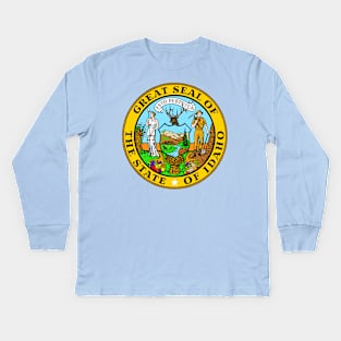 State of Idaho Kids Long Sleeve T-Shirt